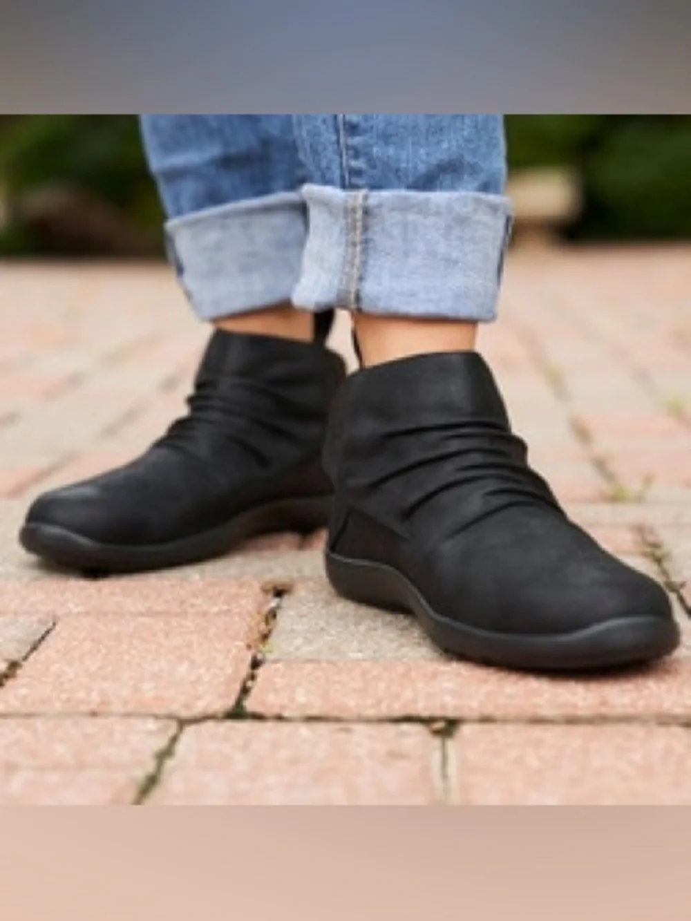 Anodyne Women’s no. 91 Casual Booties Boots Black Size 7.5M